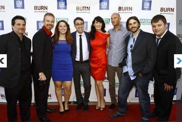 BURN cast and crew on the red carpet at the film premiere
